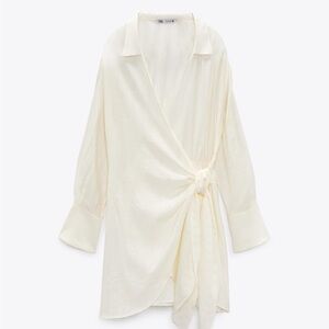 Zara tied mini dress